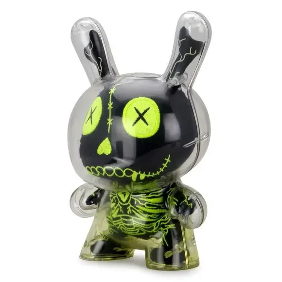Kidrobot Gashadokuro 8 Plush Guts Dunny Art Figure - Black Edition